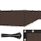 Sealtech Ultra Heavy Duty 200 GSM Privacy Fence Brown5X50 NonRecycled Polyethylene Cable Zip Ties ST-202-5X50 - alternate 1